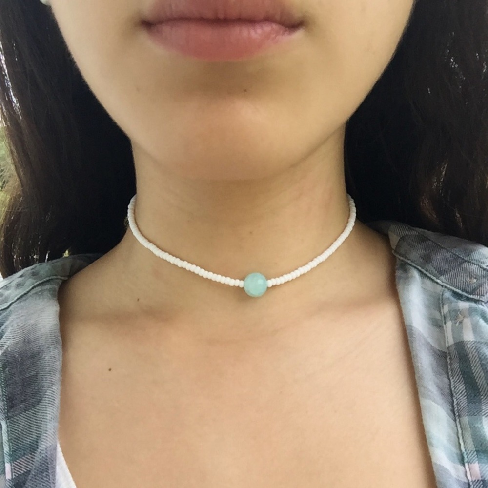 Waves Choker Necklace - Picture 3 of 6